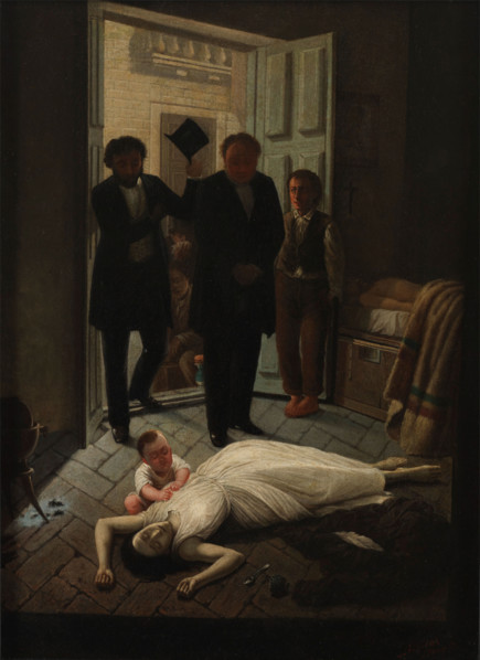 Yellow fever in Buenos Aires, 1871. Creator: Juan Manuel Blanes.