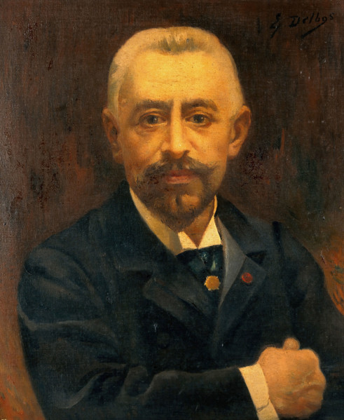 Edmond Isidore Etienne Nocard, microbiologist. Creator: Emile Delbos.