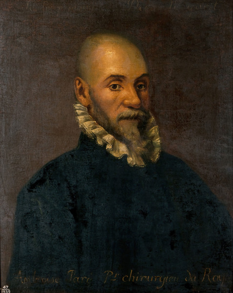 Ambroise Paré (1510-1590), surgeon, 17th (?) century. Creator: Unknown.