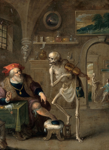 Death and the miser. Creator: Frans Francken II.