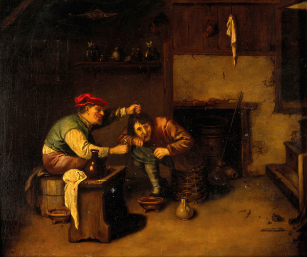 An operator extracting a tooth. Creator: Brouwer, Adriaen, 1605 or 1606-1638 (After)..