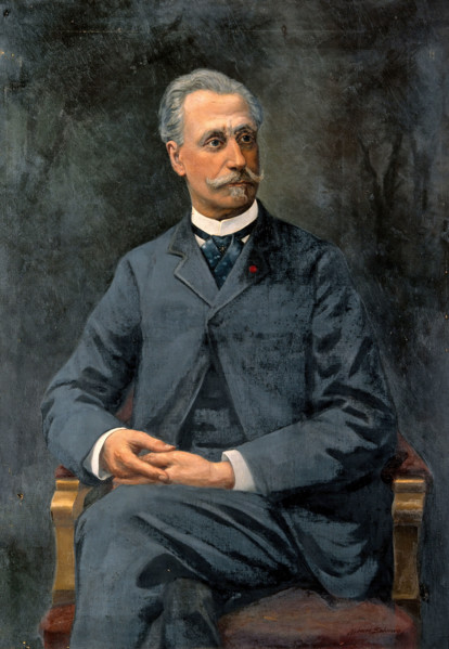 Albert Nachet, microscopist, c1900s. Creator: Harry Herman Salomon.