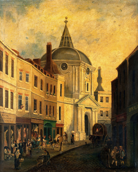 The Royal College of Physicians, Warwick Lane, London, c18th century. Creator: Unknown.