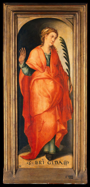 Saint Brigid (?), 16th century. Creator: Unknown.