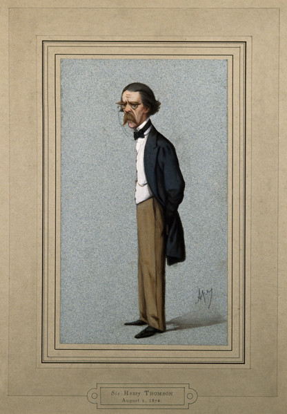 Sir Henry Thompson, 1874. Creator: Carlo Pellegrini.