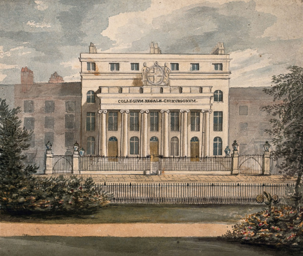 The Royal College of Surgeons, Lincoln's Inn Fields, London. Creator: Unknown.