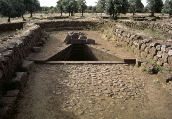 Santa Cristina sacred well in Paulilatino, Sardinia, Final Bronze Era, (2000). Creator: LTL.