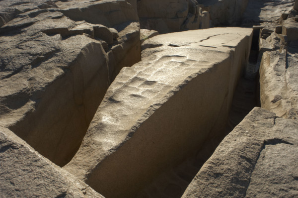 The unfinished obelisk, Aswan, Egypt, 2003.  Creator: Unknown.