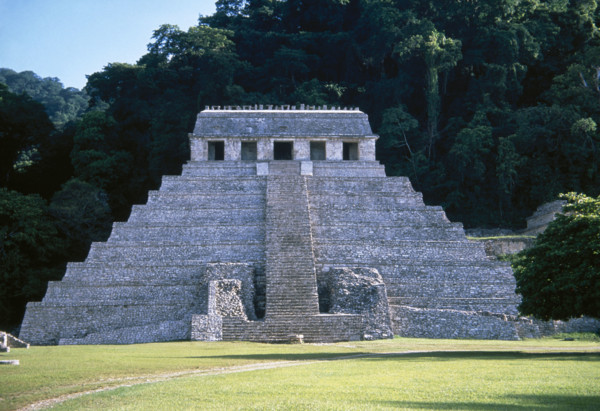 Temple of the Inscriptions, Palenque, Mexico, Mayan, 7th-8th centuries, 1998.  Creator: Unknown.