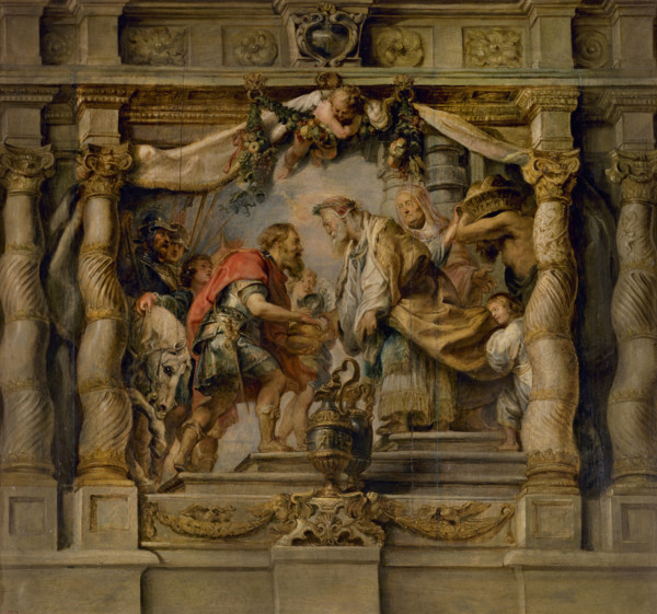 The Meeting of Abraham and Melchizedek, c1625. Creator: Peter Paul Rubens.