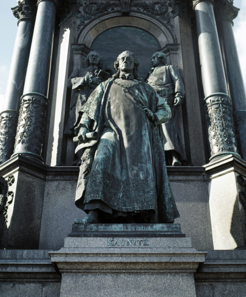 Statue of Wenzel Anton, Maria-Theresien Square, Vienna, Austria, 1888, (1999). Creator: LTL.