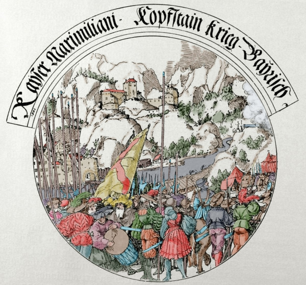 War of the Succession of Landshut, Siege of Kufstein, 1505, (1882).  Creator: Unknown.