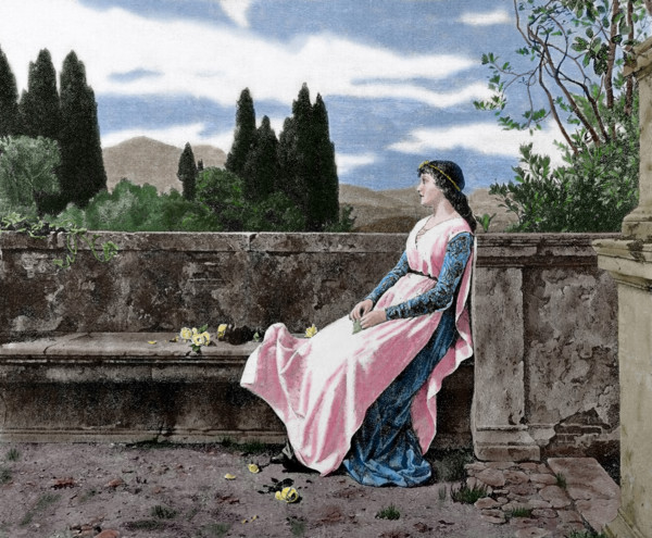 Matilda of Tuscany, (1887).  Creator: Richard Brend'amour.