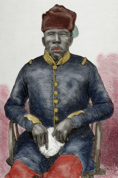 Gabasheane Masupha, Paramount chief of Basotho, 1940s?  Creator: Capuz.