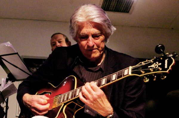 Nils Solberg, East Grinstead Jazz Club, Apron Café, Chequer Mead Theatre, West Sussex, April 2025. Creator: Brian O'Connor.