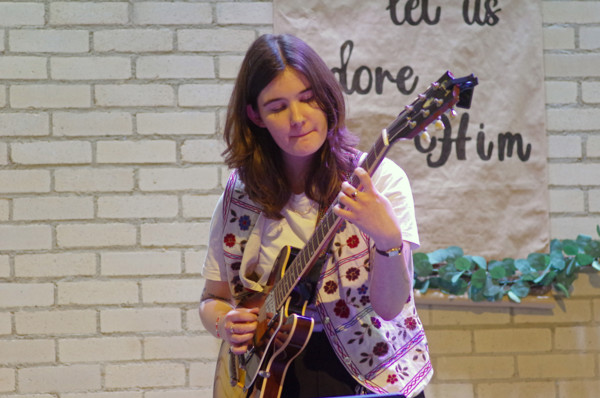 Maddy Salter, International Women’s Day, NJA Fundraiser, Baptist Church, Loughton, Essex, 2025. Creator: Brian O'Connor.