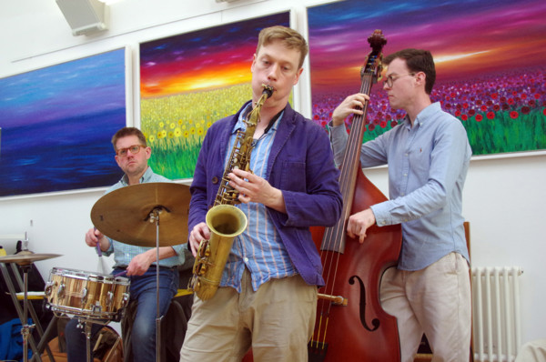 Sam Braysher Quartet, Clocktower Cafe Jazz Club, Croydon, London, March 2025. Creator: Brian O'Connor.