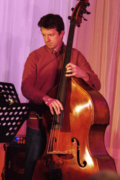 Dave Manington, Eddie Parker’s Airborn, Watermill Jazz Club, Dorking, Surrey, March 2025. Creator: Brian O'Connor.