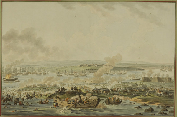 The Siege of the Fortress Ochakov on December 1788, 1788. Creator: Mechel, Christian von (1737-1817).