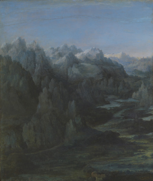 Mountain Range, c1530. Creator: Altdorfer, Albrecht (c. 1480-1538).