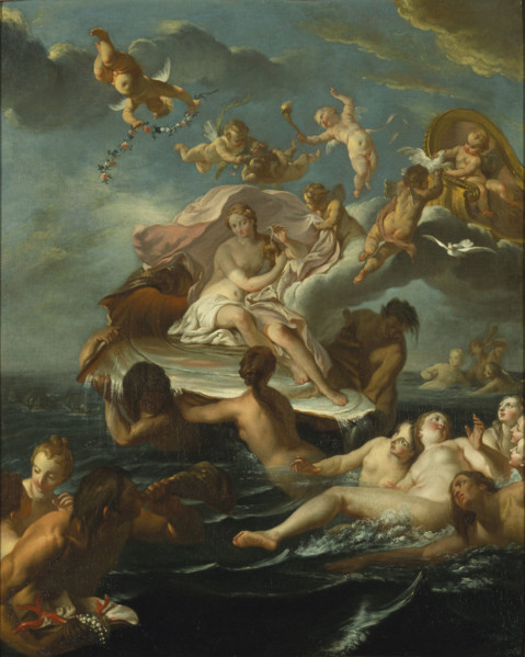 The Birth of Venus, 1732. Creator: Coypel, Noël-Nicolas (1690-1734).