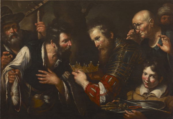 Alexander the Great appoints Abdalonymus as King of Sidon, c1616-1617. Creator: Strozzi, Bernardo (1581-1644).