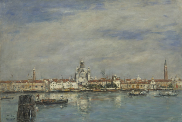 The Grand Canal, Venice, 1895. Creator: Boudin, Eugène-Louis (1824-1898).