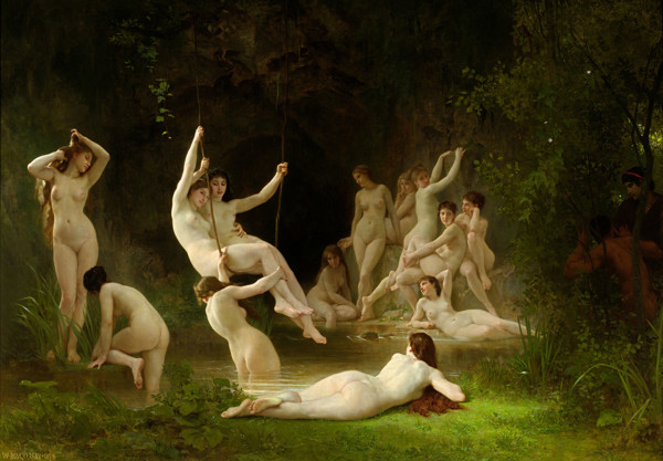 The Nymphaeum, 1878. Creator: Bouguereau, William-Adolphe (1825-1905).