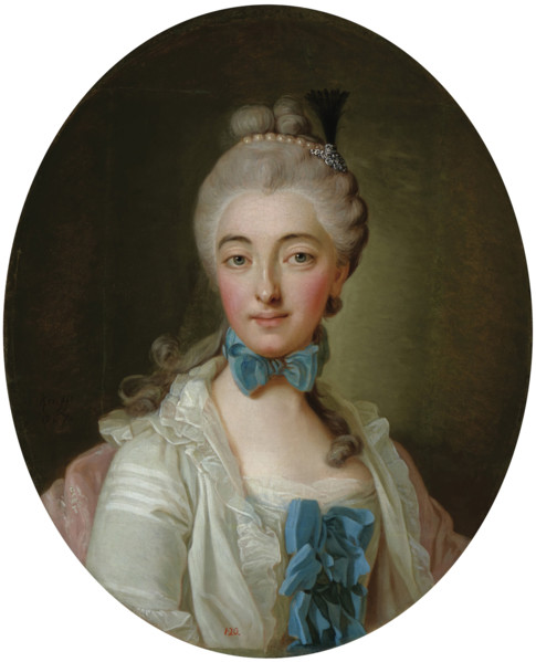 Portrait of Princess Elzbieta Izabela Lubomirska, née Countess Czartoryska (1736-1816), 18th century Creator: Krafft, Per, the Elder (1724-1793).
