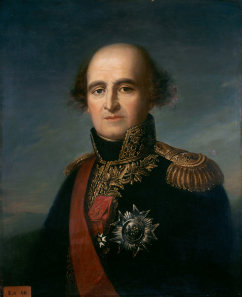 Count Jean-Mathieu Sérurier (1742-1819), Marshal of the Empire, 1834. Creator: Laneuville, Jean-Louis (1748-1826).