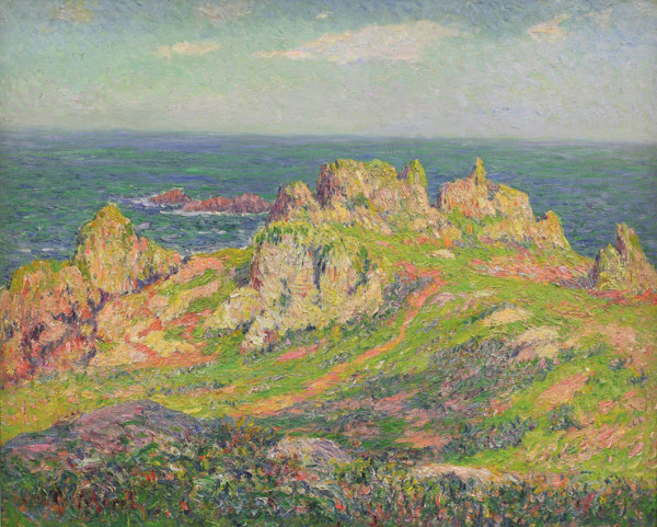 Cliffs, Ushant, c1891. Creator: Moret, Henry (1856-1913).