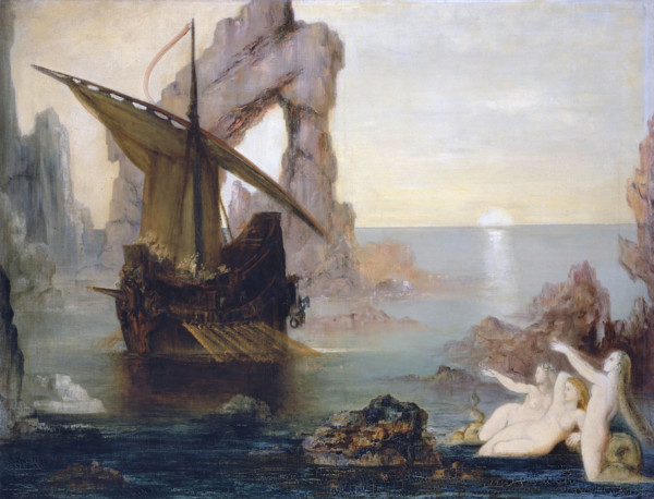 The Mermaids, c1885. Creator: Moreau, Gustave (1826-1898).