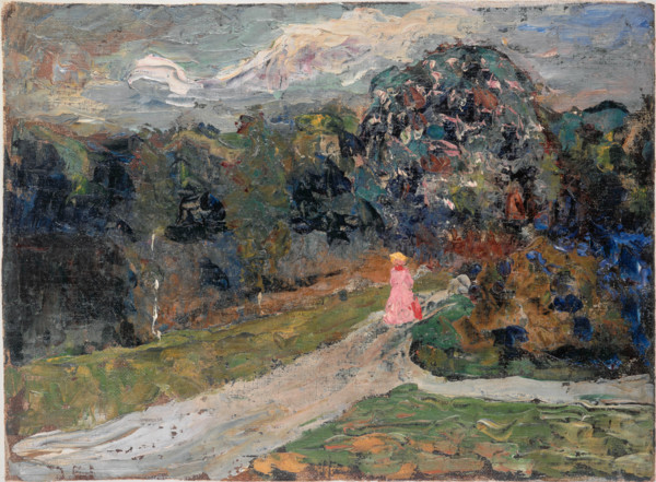 Dusk in English Garden, Munich, c1901. Creator: Kandinsky, Wassily Vasilyevich (1866-1944).