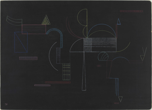 Von hier bis dort (From Here to There), 1933. Creator: Kandinsky, Wassily Vasilyevich (1866-1944).