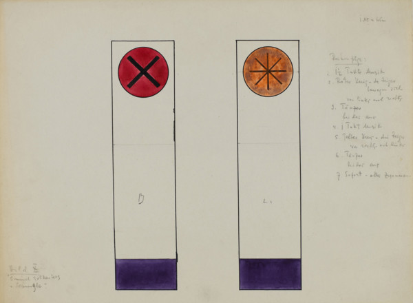 Picture X. Samuel Goldenberg, 1928. Creator: Kandinsky, Wassily Vasilyevich (1866-1944).