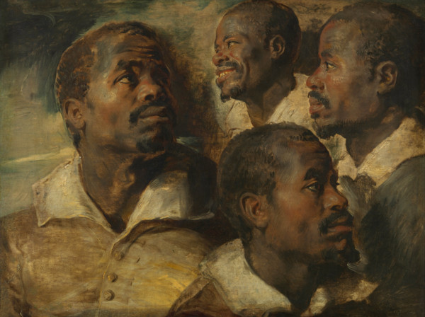 Four Studies of a Head of a Moor, 1640. Creator: Rubens, Pieter Paul (1577-1640).
