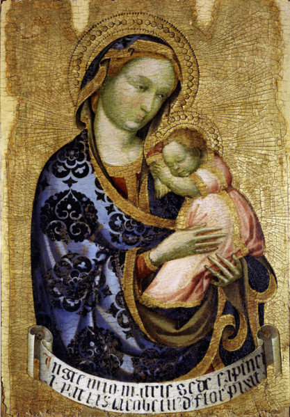 Madonna with Child, First third of the 15th century. Creator: Jacobello del Fiore (ca 1370-1439).