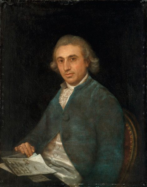 Portrait of Martín Zapater (1746-1803), 1790. Creator: Goya, Francisco, de (1746-1828).