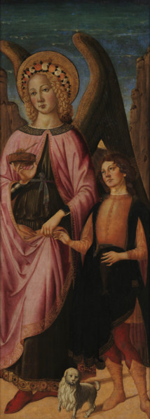 Tobias and the Angel, c1475. Creator: Biagio d'Antonio, (Tucci) (1446-1516).