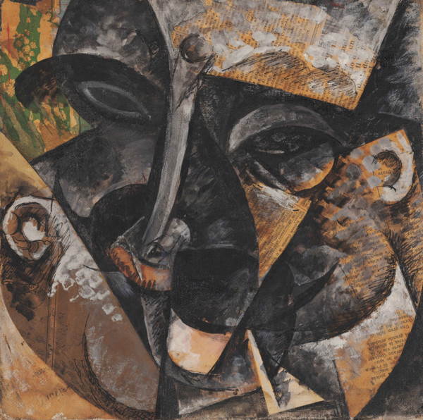 Dinamismo di una testa d'uomo, 1915. Creator: Boccioni, Umberto (1882-1916).