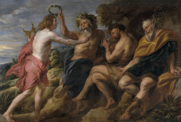 Apollo as Victor over Pan, 1637. Creator: Jordaens, Jacob (1593-1678).