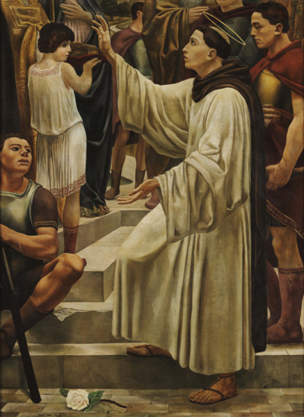 Saint Venantius of Camerino (Study for the altarpiece), 1923. Creator: Oppi, Ubaldo (1889-1942).