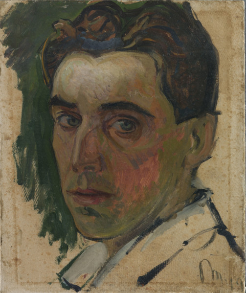 Self-portrait, 1911. Creator: Moggioli, Umberto (1886-1919).