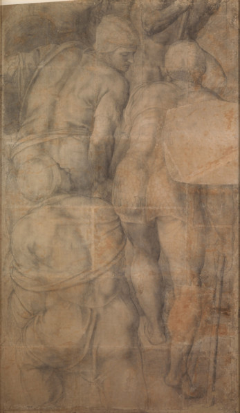 Group of Armigers (Soldiers)  , c1546. Creator: Buonarroti, Michelangelo (1475-1564).