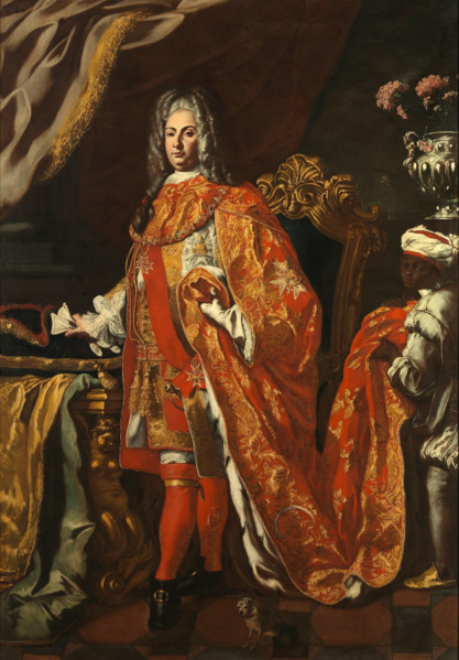Portrait of Don Ferdinando Vincenzo Spinelli (1691-1753), Prince of Tarsia, 1741. Creator: Solimena, Francesco (1657-1747).