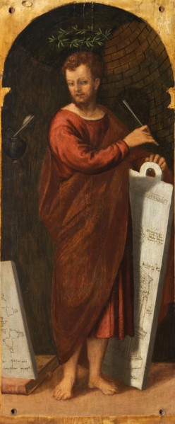 Claudius. From the Polyptych of the Four Crowned Martyrs, 1552. Creator: Badile, Antonio (1518-1560).