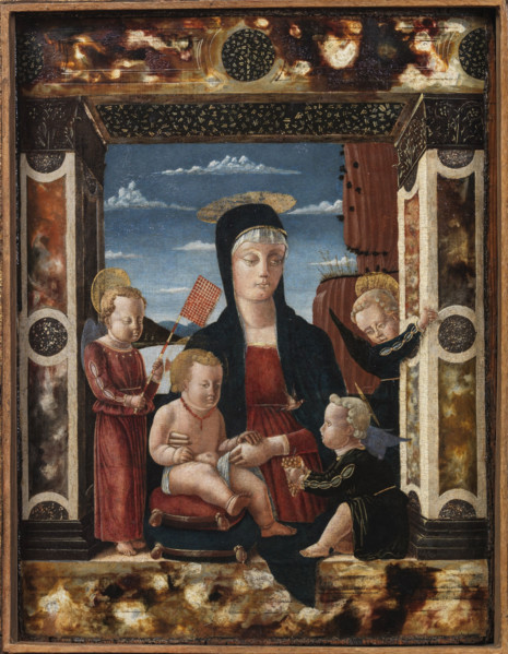 Madonna del Ventaglio (Madonna of the Fan), 1462-1465. Creator: Benaglio, Francesco (c. 1432-1492).
