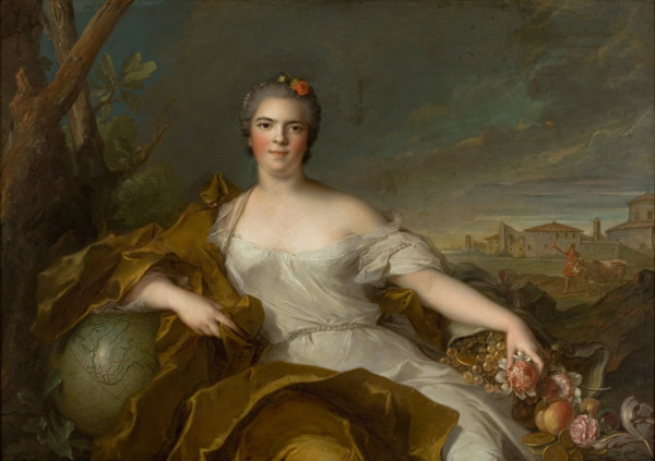 Louise Élisabeth of France (1727-1759), Duchess of Parma - The Earth, 1750. Creator: Nattier, Jean-Marc (1685-1766).