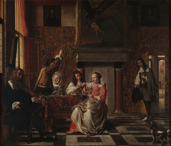 Merry Company. Creator: Hooch, Pieter, de (1629-1684).