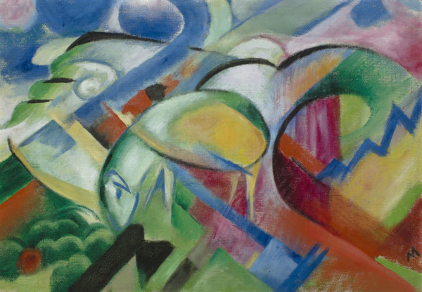The Sheep, 1913-1914. Creator: Marc, Franz (1880-1916).